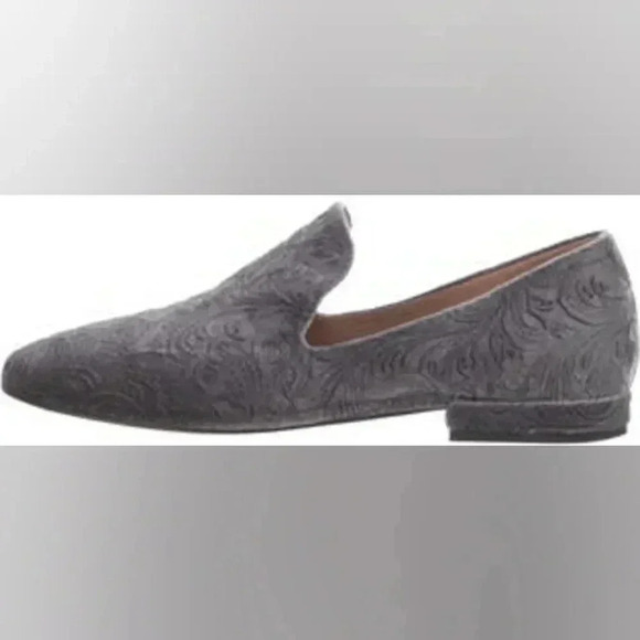 Gray Loaffers Women's Made in Italy Size 8 - Picture 3 of 7